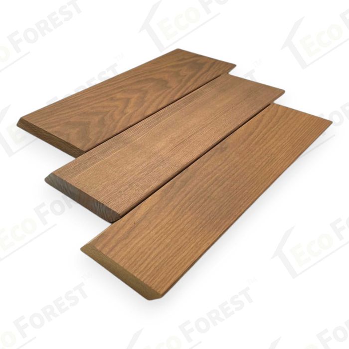 Фасадная доска Термоясень від виробника! Планкен/Ромбус