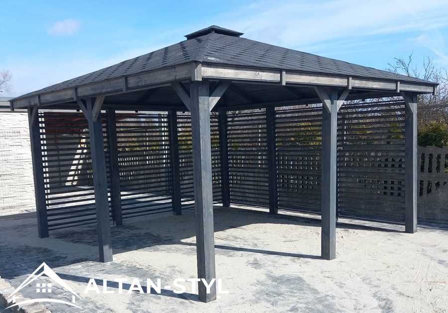 Altany, altanki, wiaty, altana ogrodowa EWELINA 3x3m PRODUCENT