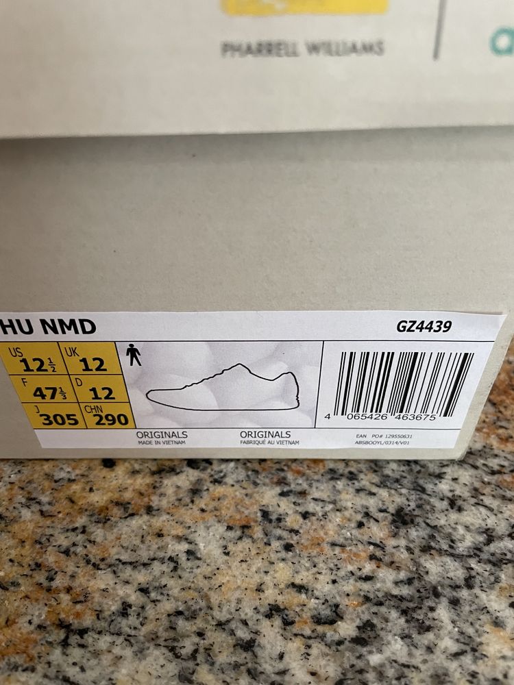 Adidas HU NMD Animal Pharrell Williams roz 47.5 / 12.5