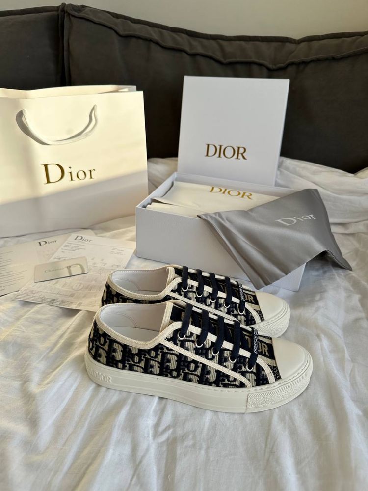Buty Christian Dior low deep blue