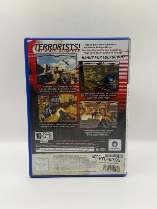 Rainbow Six Lockdown 3xA Ps2 nr 0938