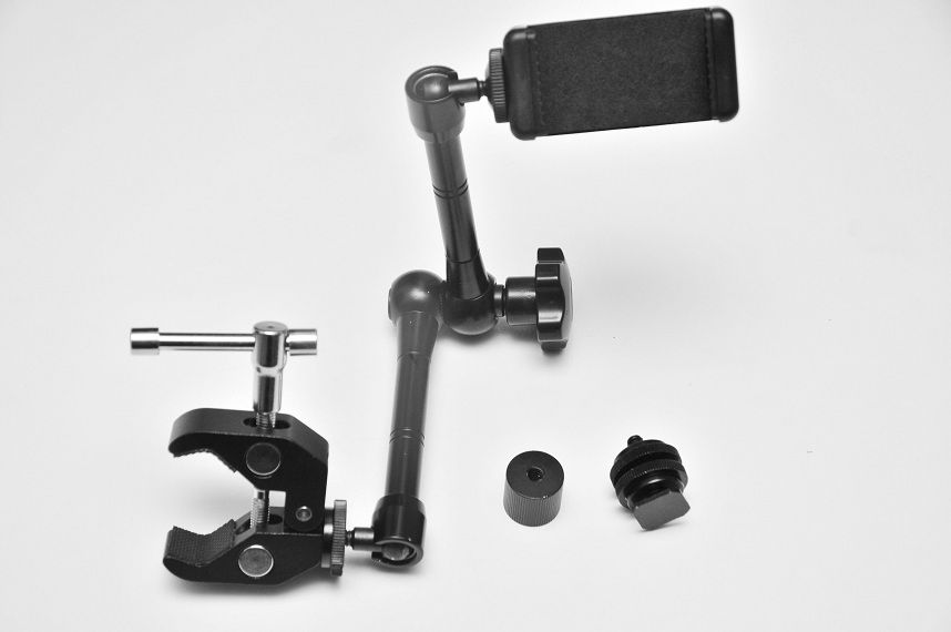 Шарнир Magic Arm 11" + Краб Струбцина Держатель телефона 1/4 штатив