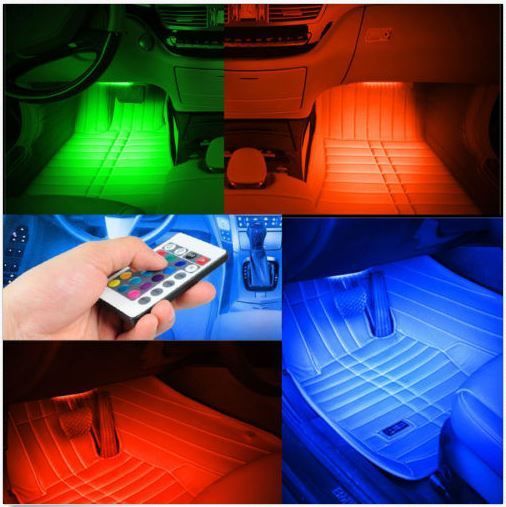 Luzes LED de ambientente para carros