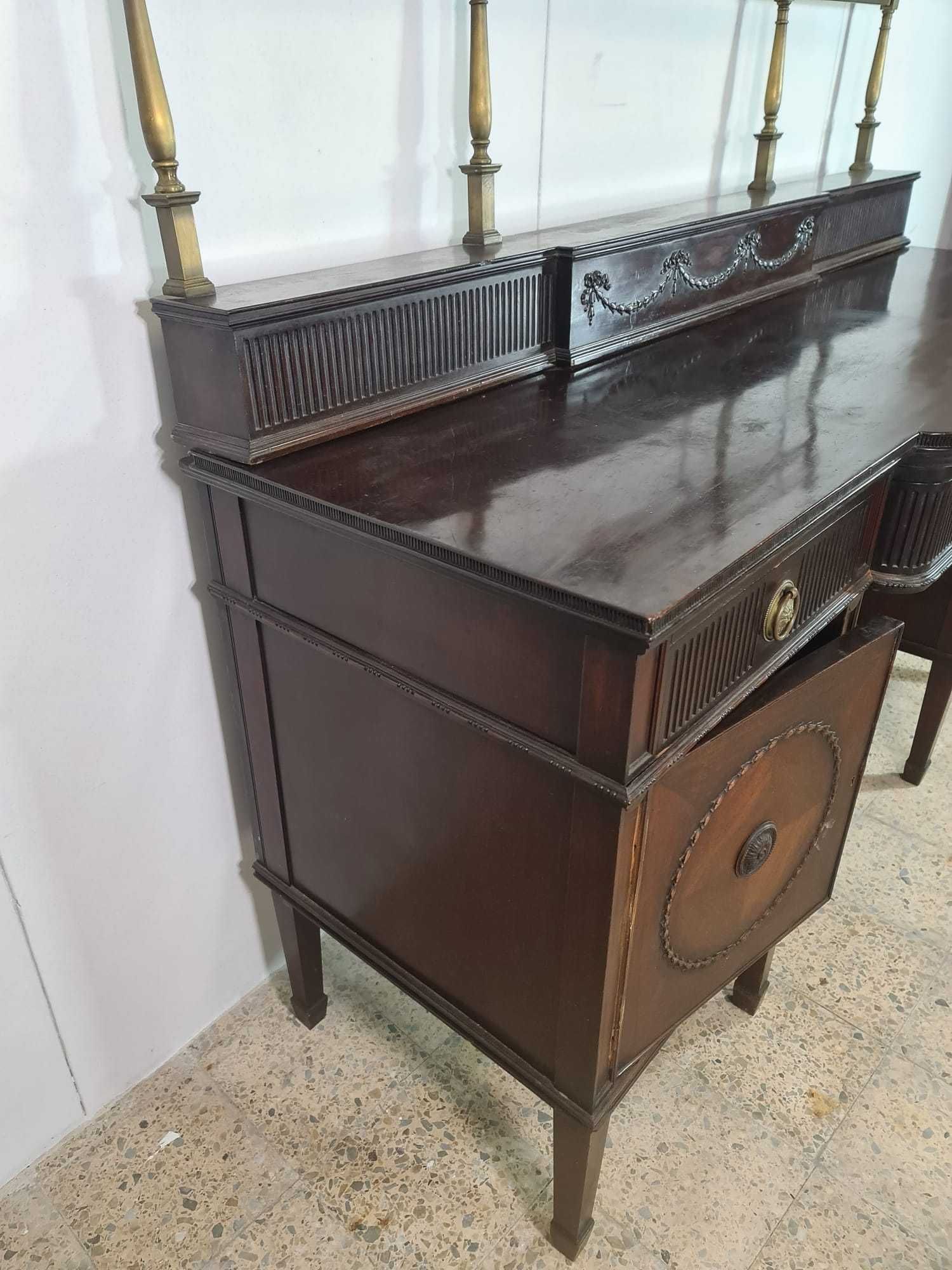 Sideboard, inglês, regência, servidor, aparador.