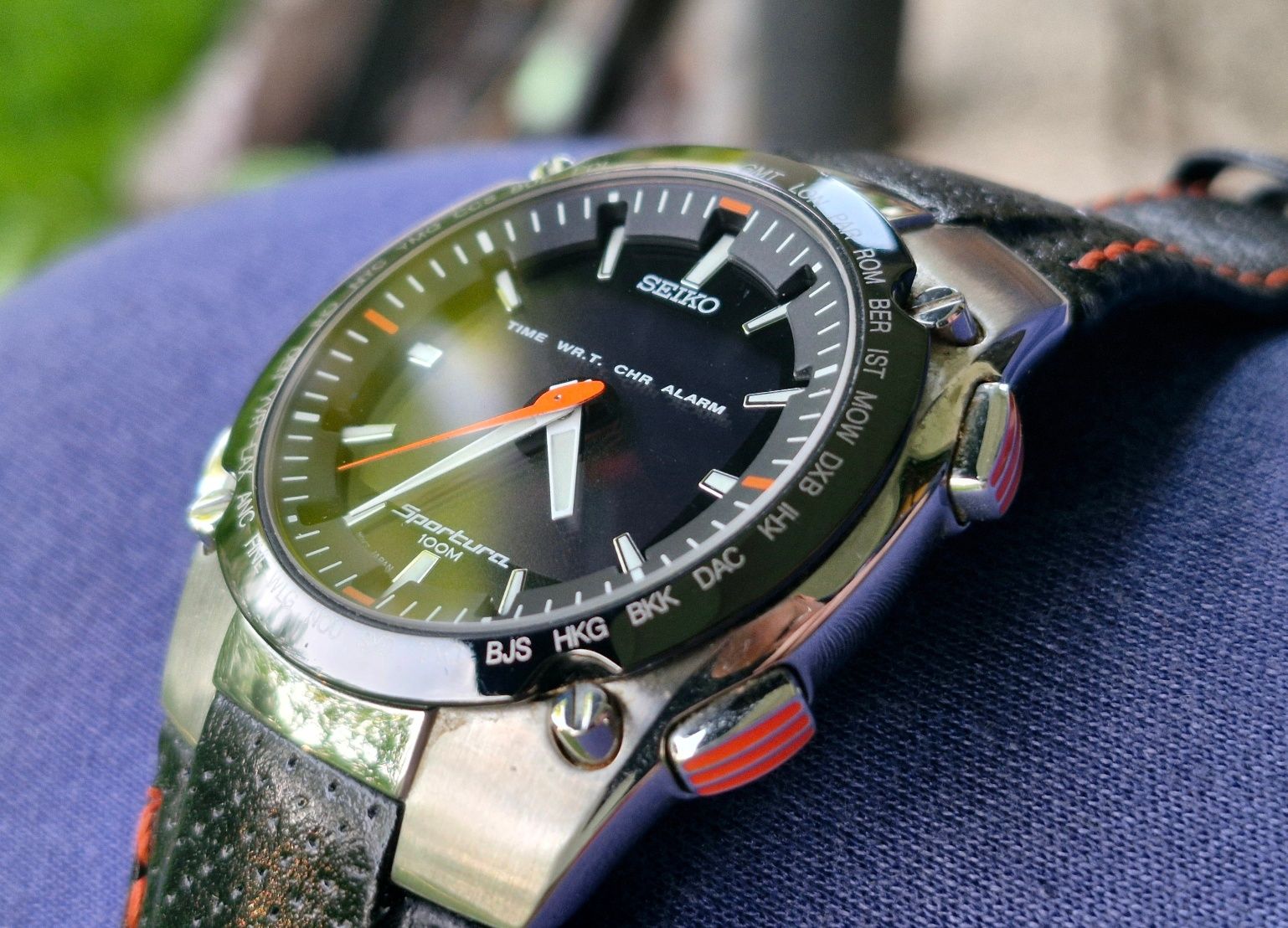 Zegarek Seiko SNJ007 Sportura Idealny pasek H023-00C0, Nowa bateria