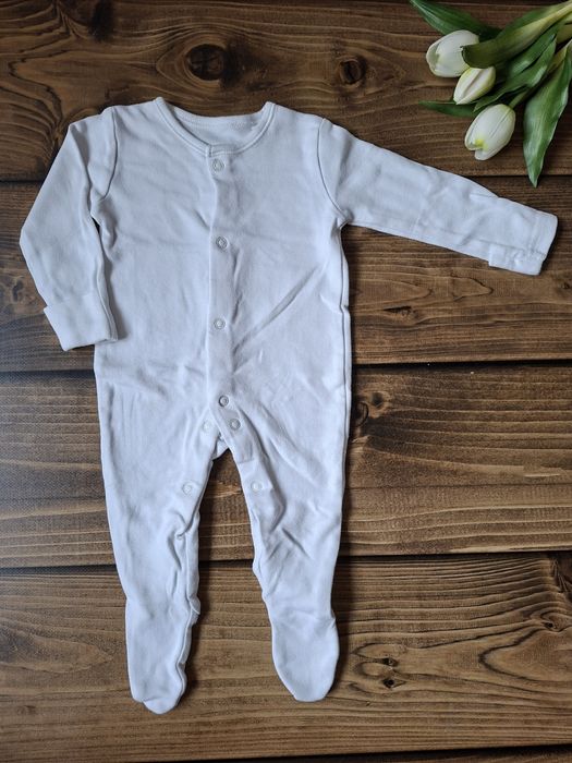 Białe śpioszki - 62/68