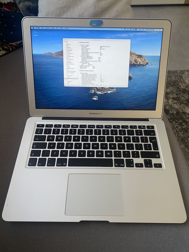 Macbook Air srebrny