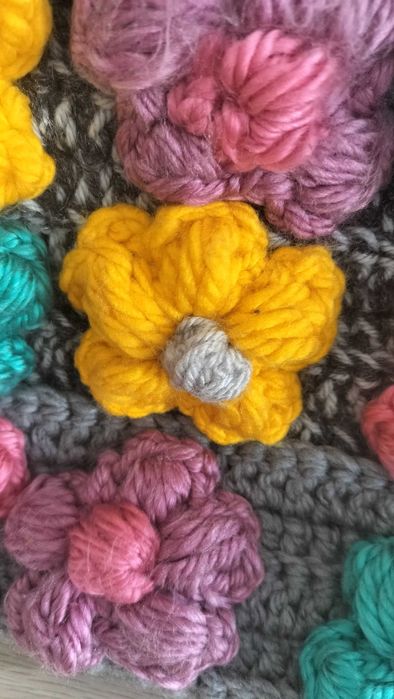 Torebka damska  listonoszka niespotykana Hand Made vintage rękodzieło