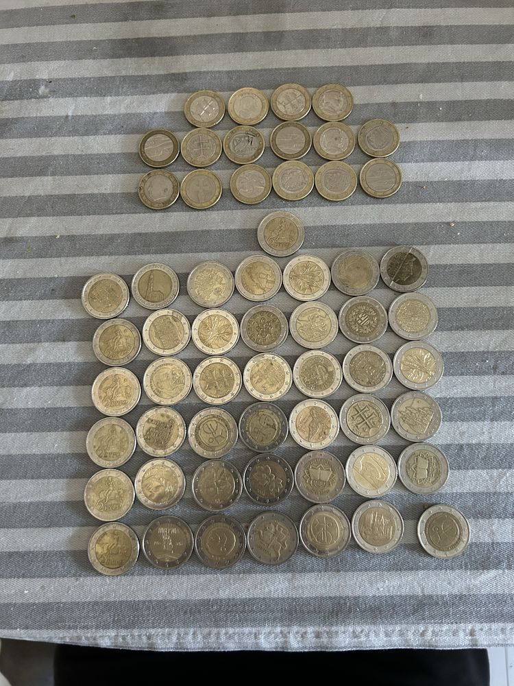 Moedas raras e comemorativas