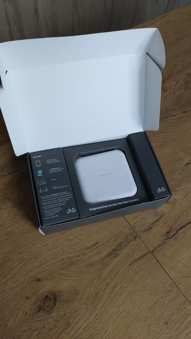 Silvercrest Smart Home Gateway - Nowy, Zigbee, Apple HomeKit, Google