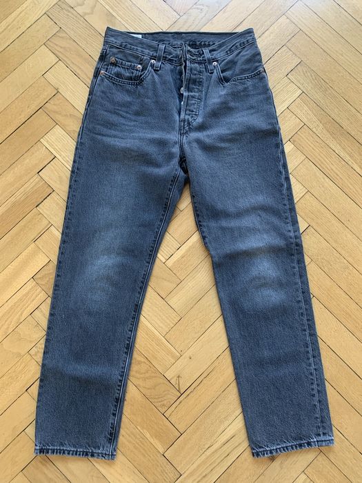 Levis 501 crop spodnie damskie