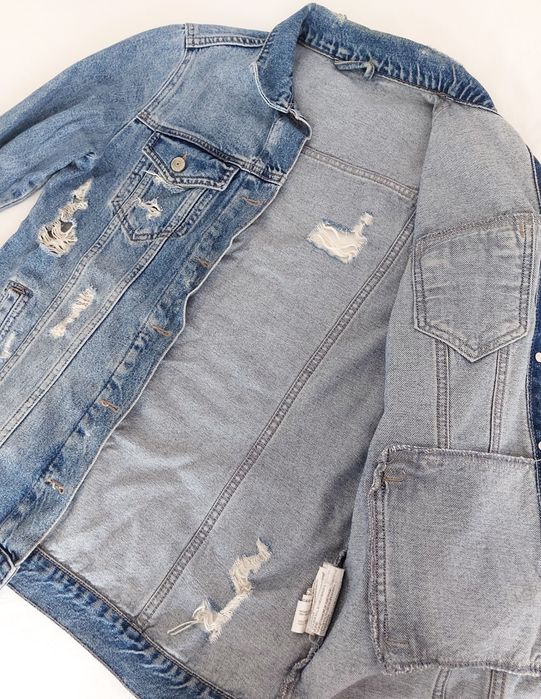 Casaco de ganga longo