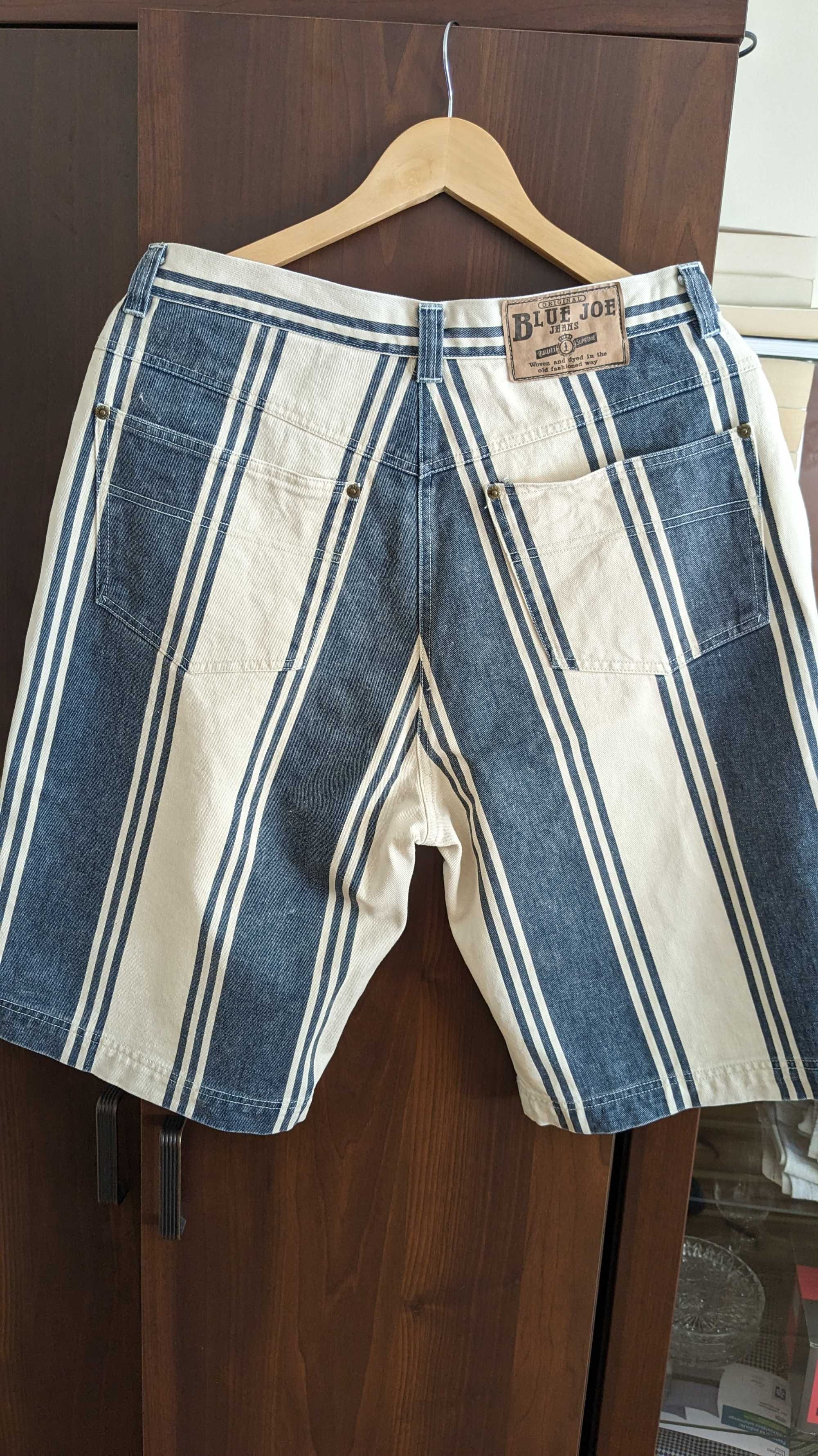 Męskie spodnie L C&A Jeans Białe wzory
