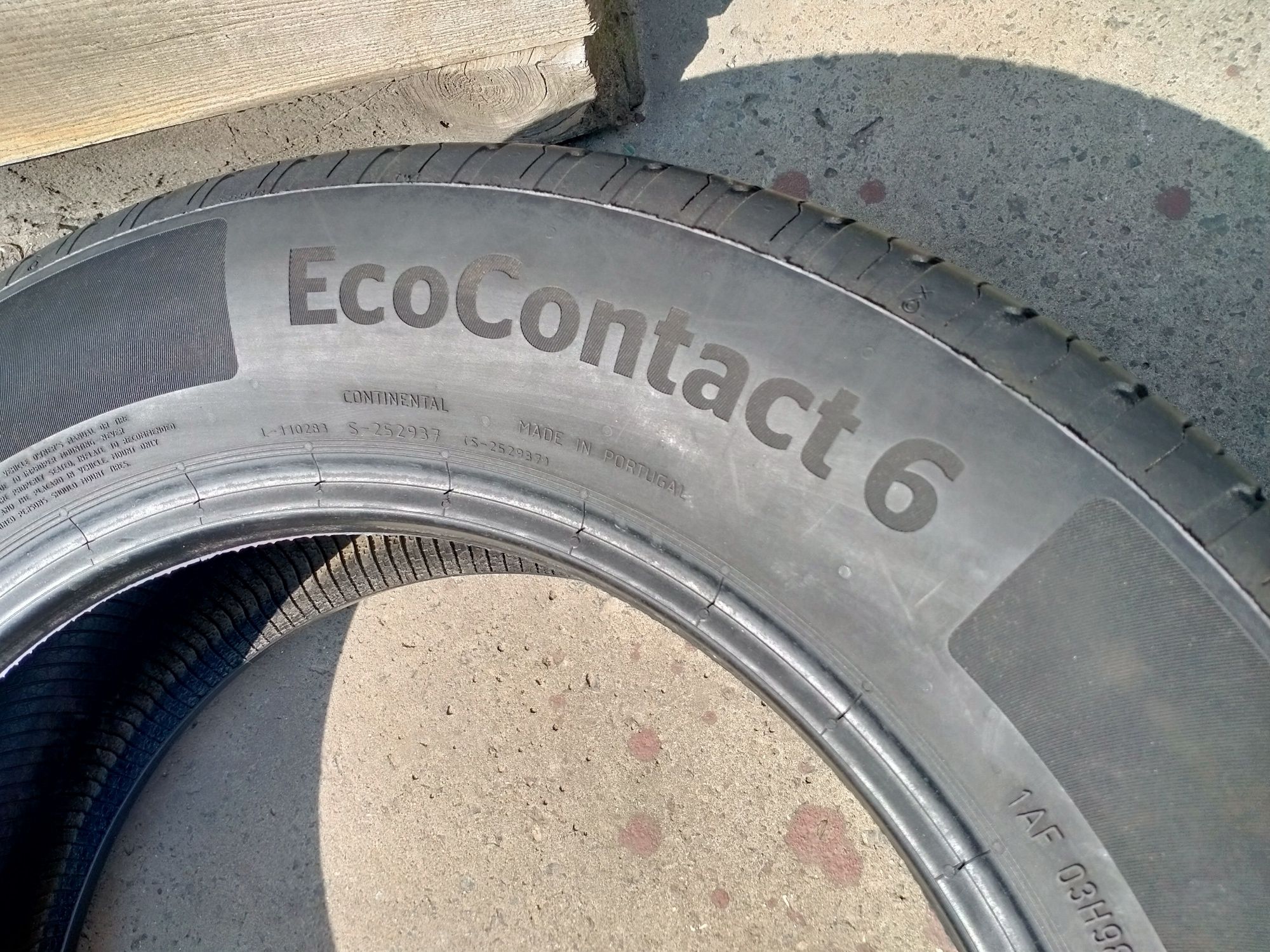 215/60/17 Continental EcoContact 6 Континенталь 1шт Літо Розпаровка