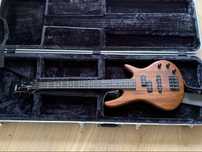 Futerał do gitary basowej - Bass Hard Case, doskonały stan