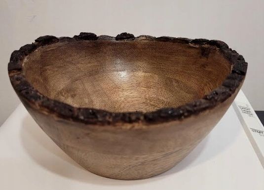 MISKA 16x 15 x 7cm Drewno mango , ciemny brąz