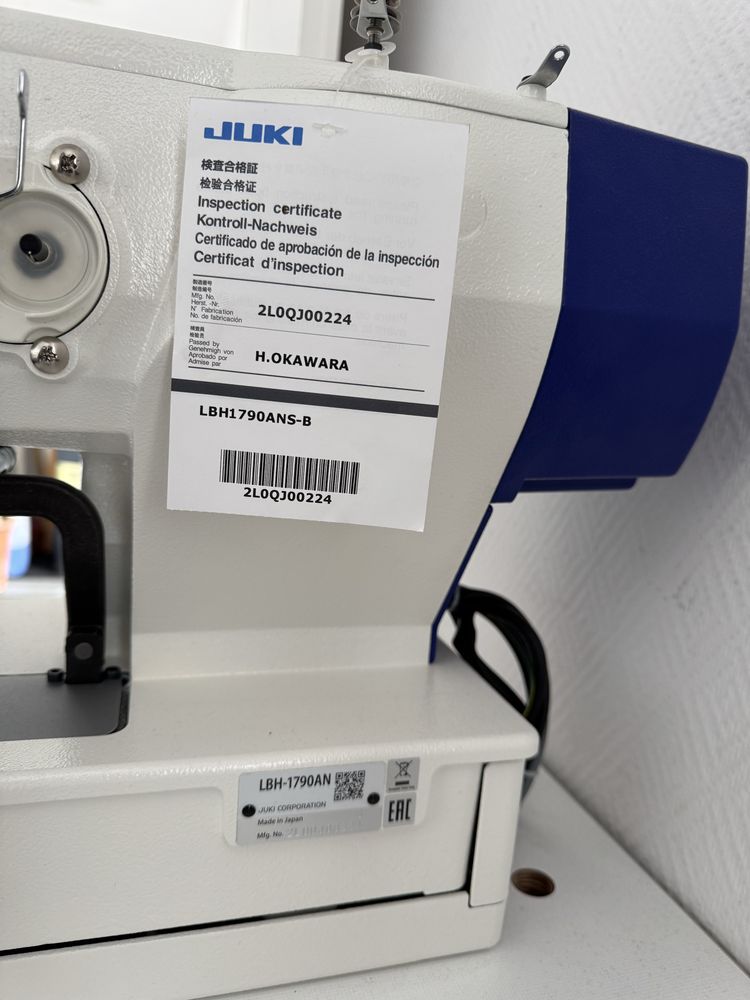 NOWA dziurkarka elektroniczna JUKI LBH 1790 ANS