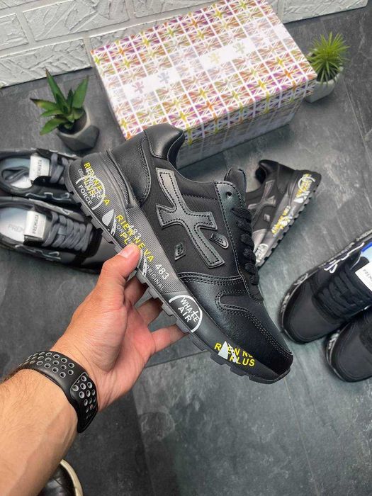 СКИДКА! 45 (29 см.) PREMIATA MICK премиата мик черные премиаты