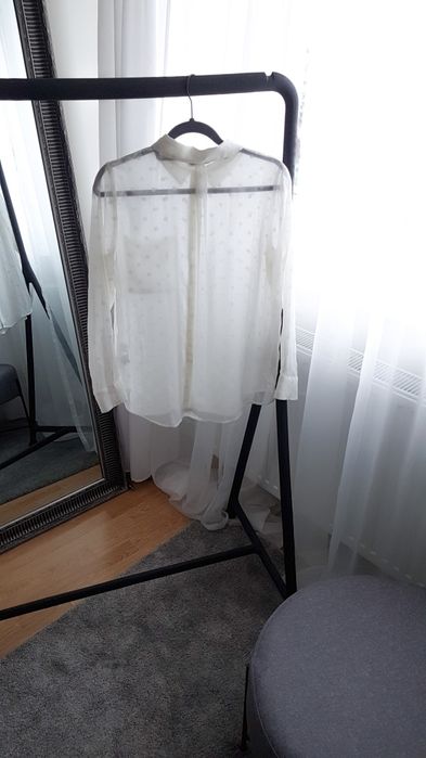 Stradivarius 38 L biala koszula bluzka bluzki damskie