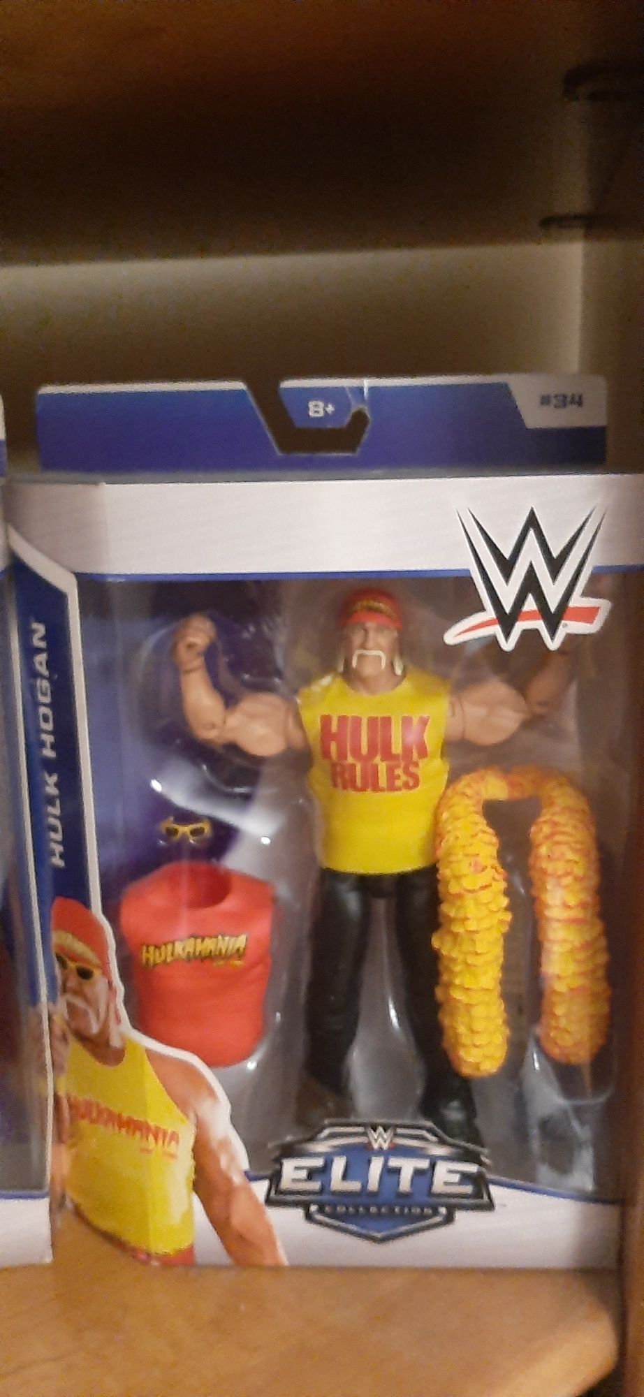 3 figuras elite wwe wrestling selados nas caixas