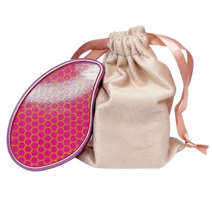 Pilnik do stóp z nano szkłem Bae's Face różowy tarka pumeks