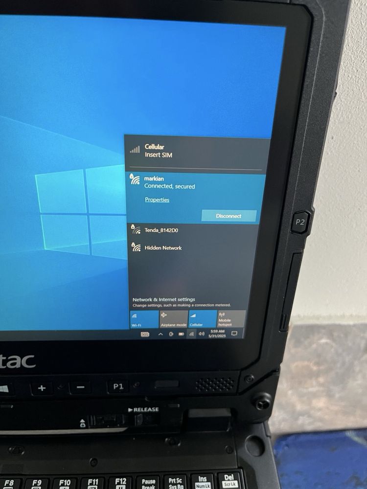 Захищений ноутбук-планшет Getac K120 (I5-8250U) 16/256 3G GPS