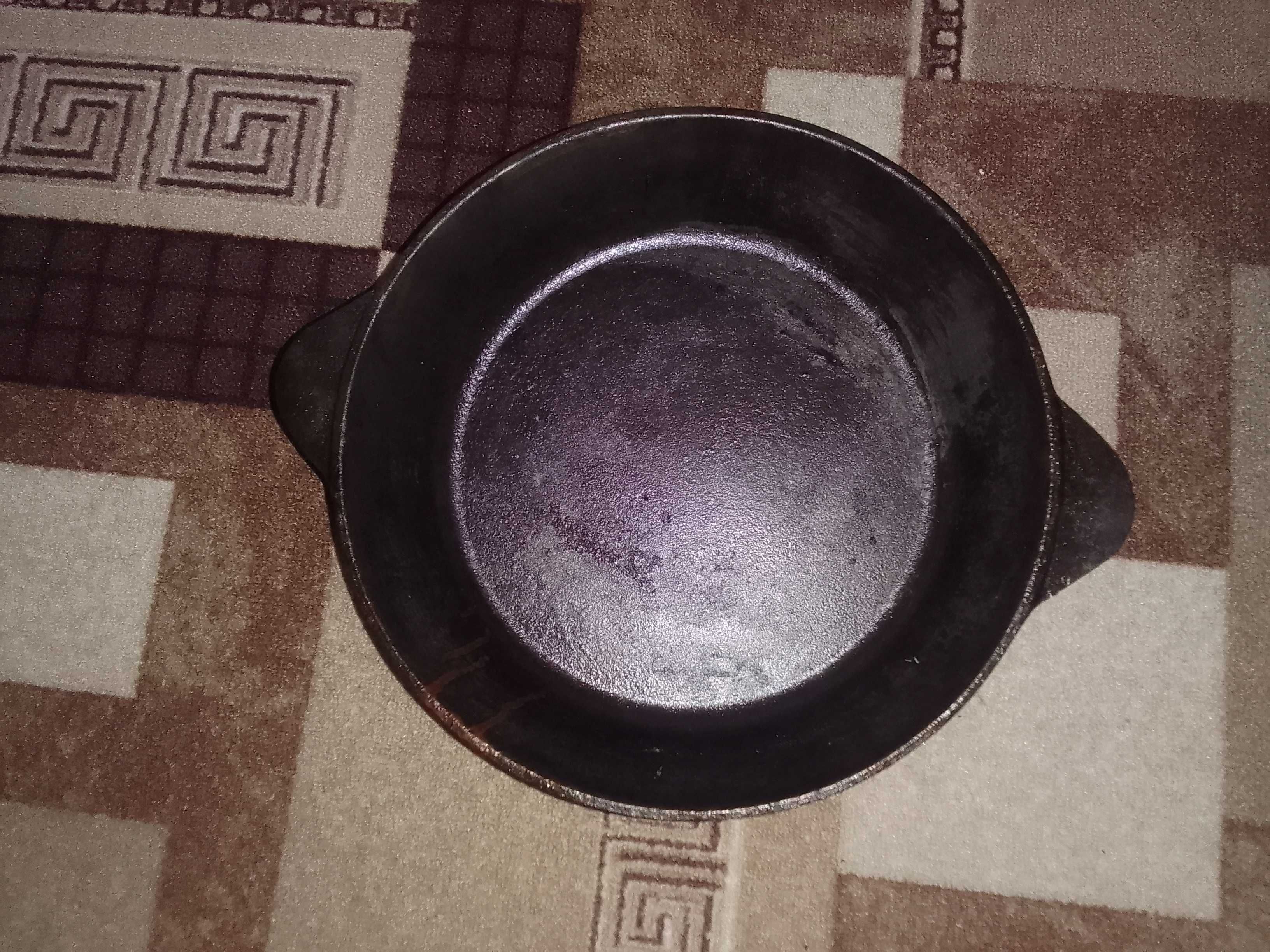 сковородка 28см чугунная пательня чавунна