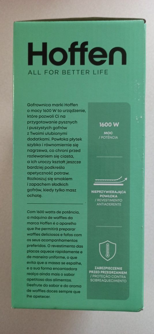 Gofrownica Hoffen 1600W