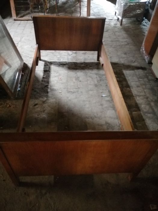 Łóżko rama łoże zabytek PRL kolekcja