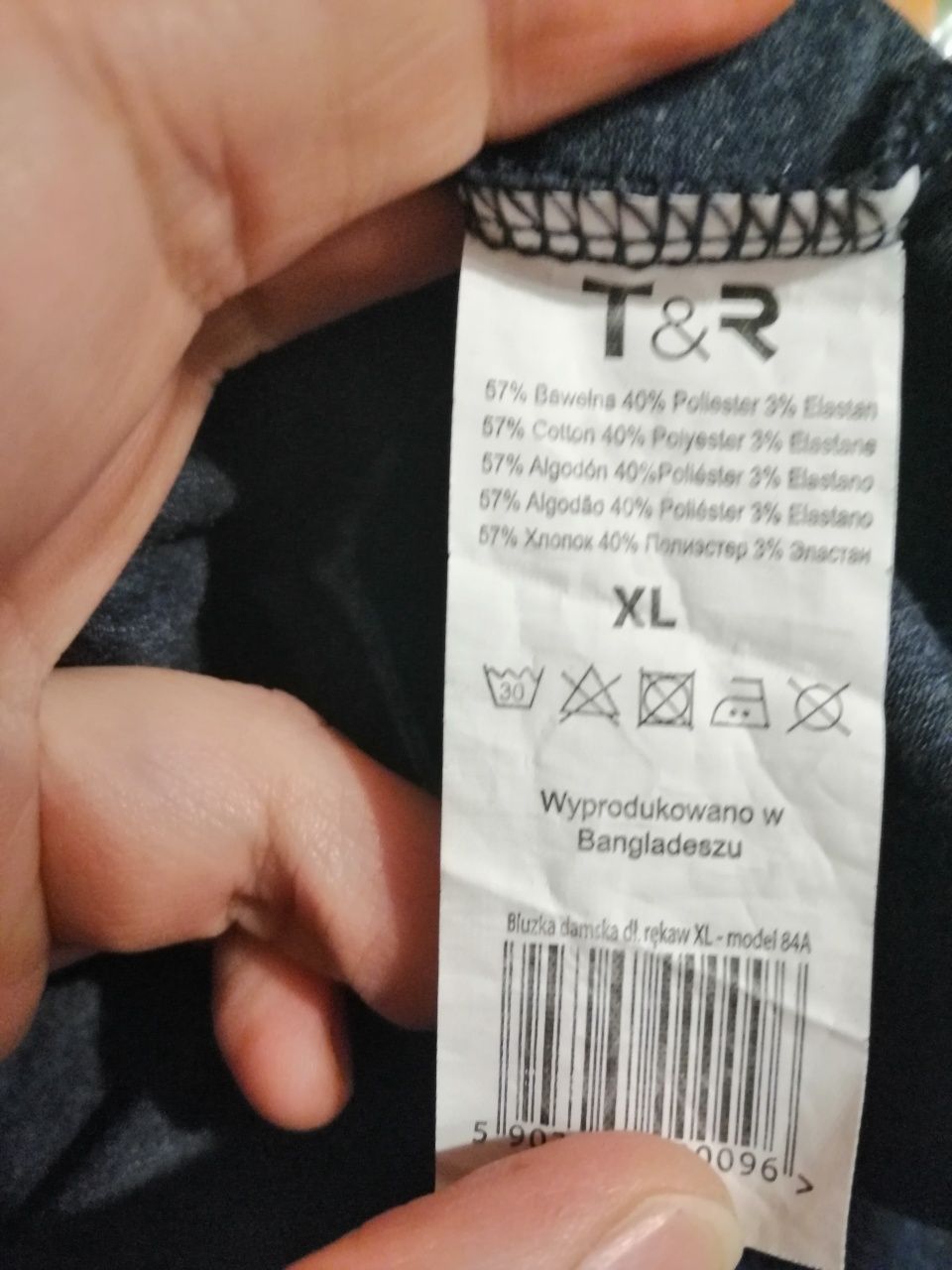 Bluzka z dlugim rekawem XL