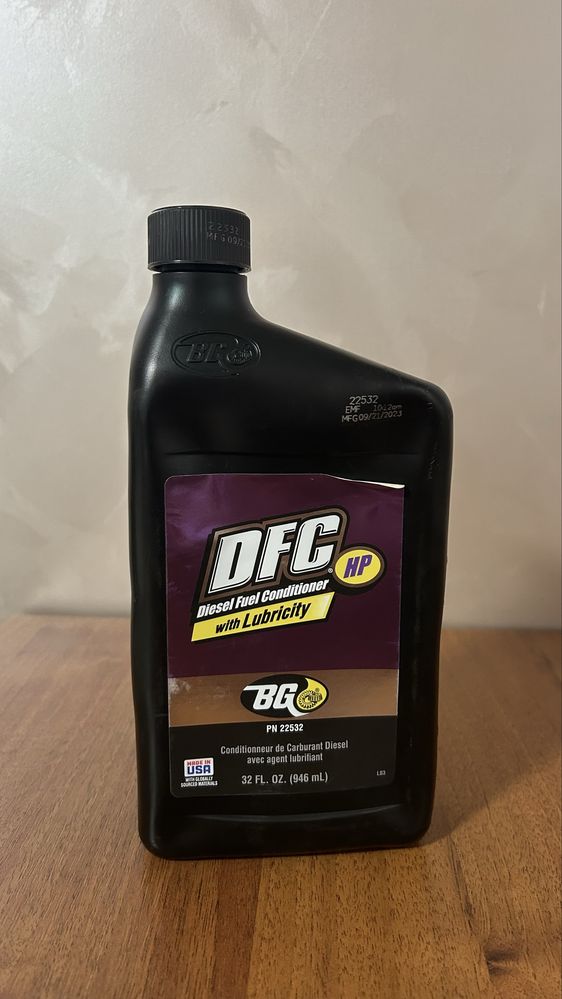 BG DFC , кондиціонер для дизельного палива