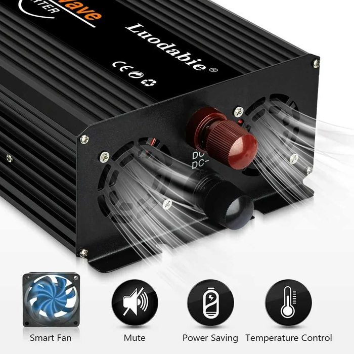 Перетворювач напруги RDDSPON Инвертор з чистою синусоідою на 4000W