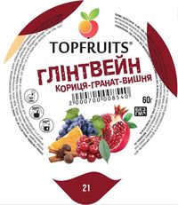 Чай TOPFRUITS "Глинтвейн б/а", натуральный фруктовый ягодный