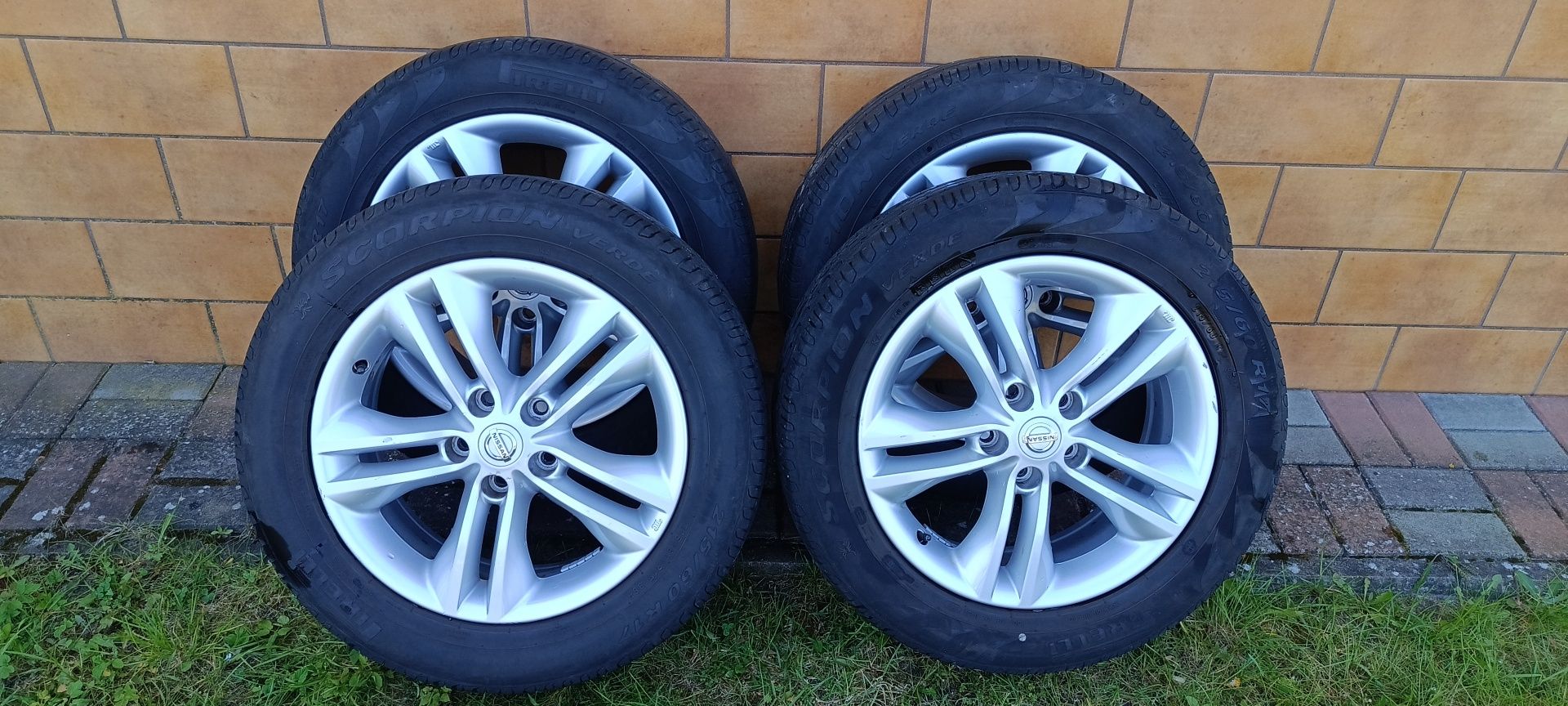 Alufelgi17" Nissan Qashqai Juck 5x114,3 opony letnie