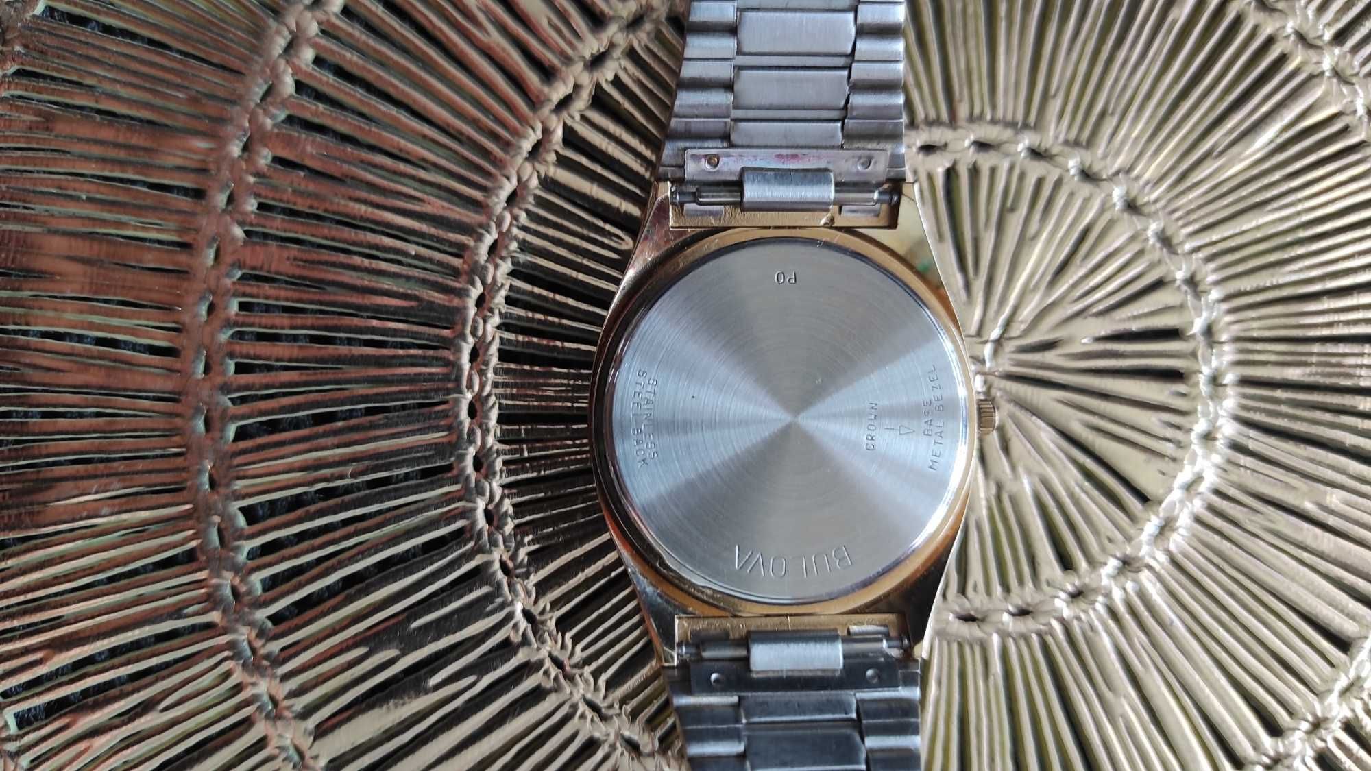 zegarek złoty BULOVA QUARTZ Swiss 714 G T