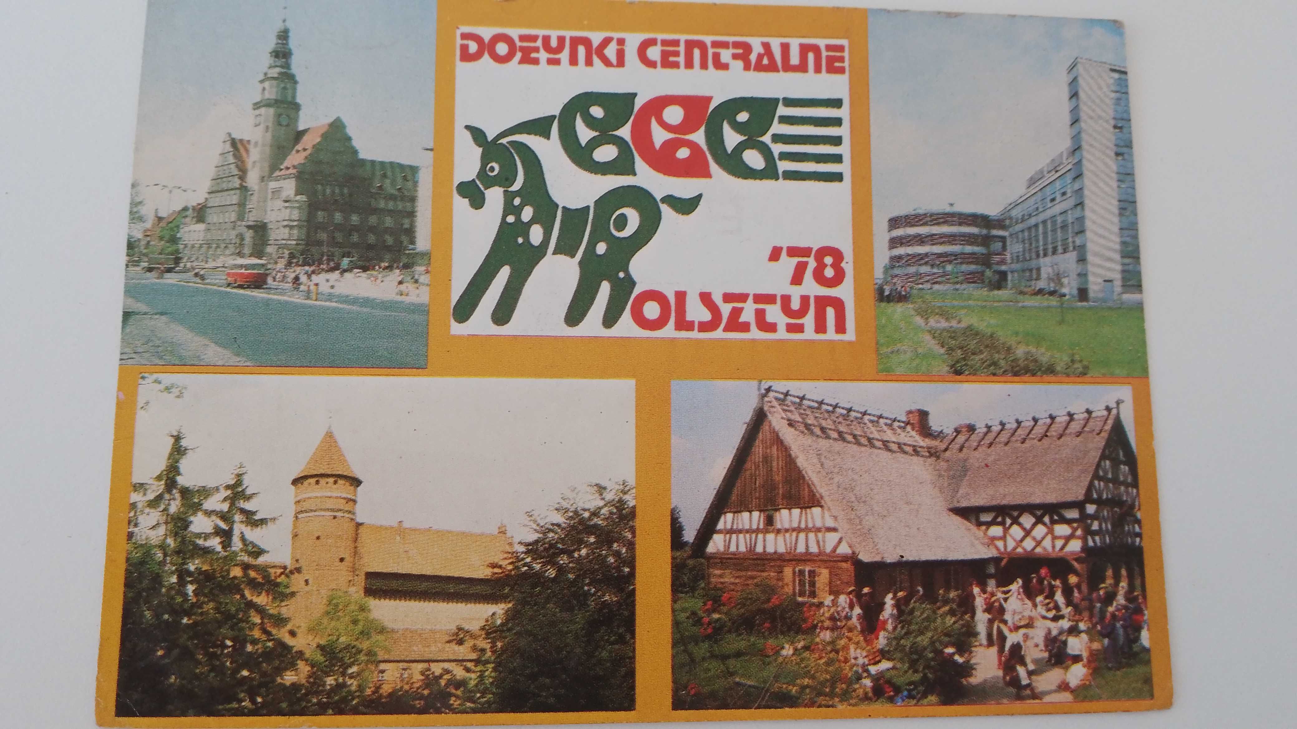 Stara pocztówka Olsztyn 1982