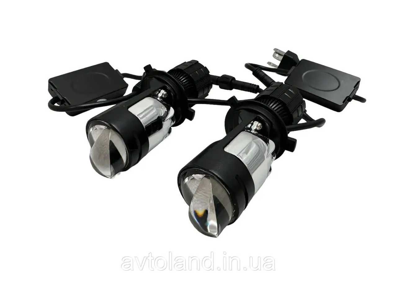 Лампи LED мінілінзи Н4 Auto Led Linz 80 Вт, 16000 Лм, 5700К, 12-24v