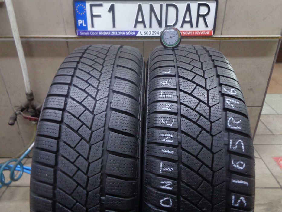 2szt. 195/65R16 Continental ContiWinterContact TS830P , Zimowe Ładne