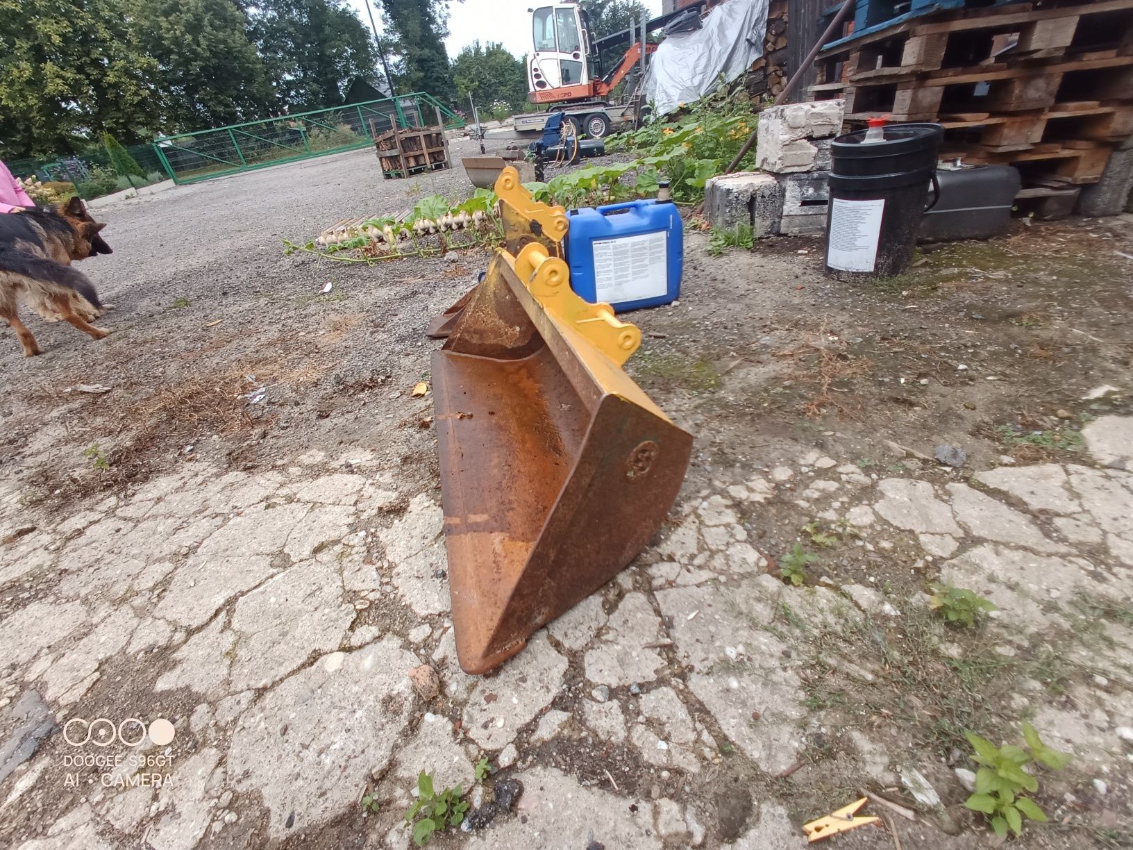 Łyżka  skarpowka110cm+ wąska 20cm minikoparka