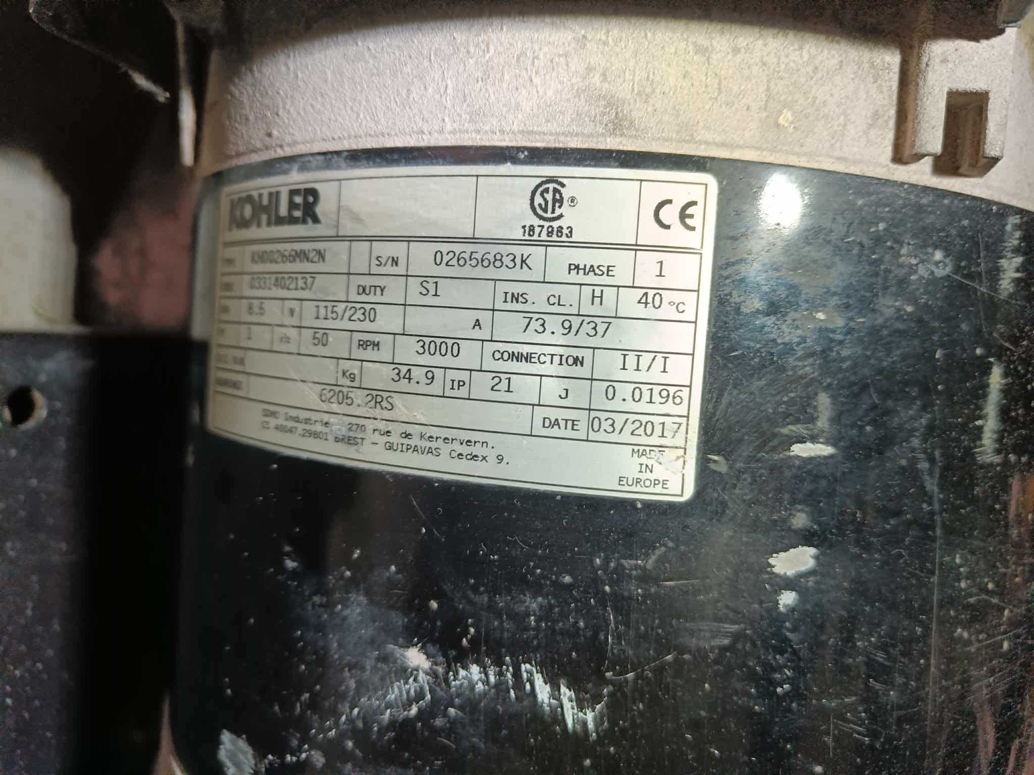 Agregat prądotwórczy Kohler 7kW