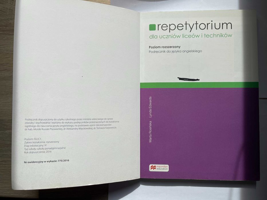 Podręcznik do języka angielskiego Marta Rosinska / Lynda Edwards