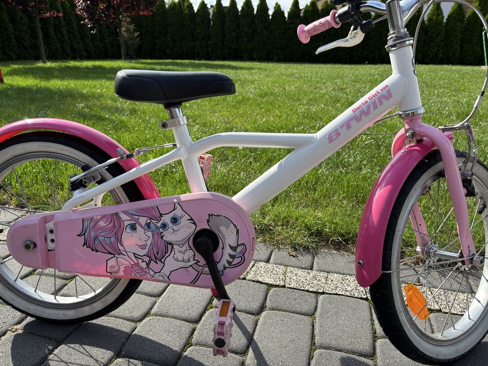 Rower B’twin Docto Girl 500 Koła 16 cali Super Stan GRATIS KASK