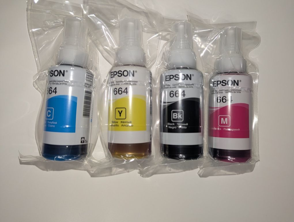 Набір оригінальних чорнил Epson 664
