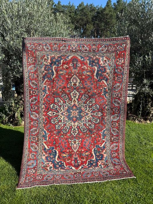 Vintage Dywan Perski Wełniany Iran Bidjar 210x150 galeria 10 tyś