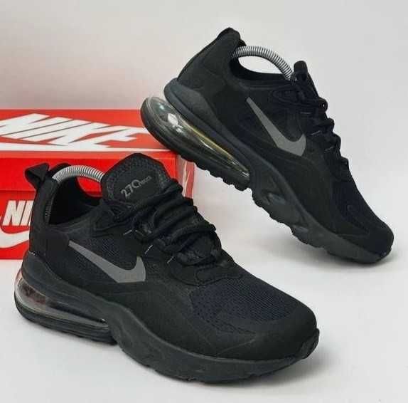 Мужские Черные Кроссовки Найк Сеточка Мужские Черные с Амортизацией