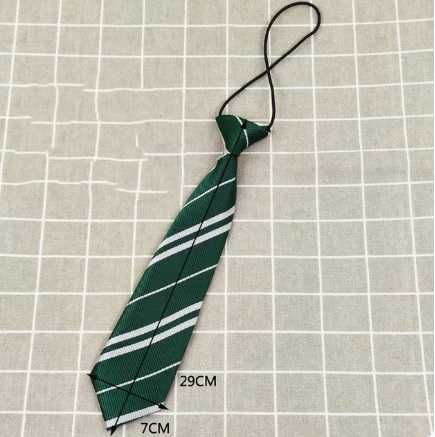 Krawat Harry Potter Slitherin na gumce Nowy