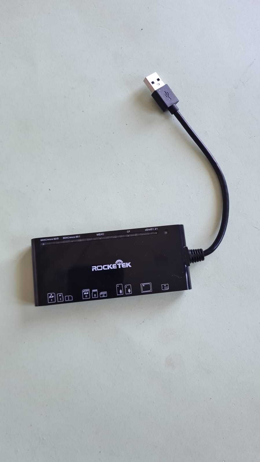 Czytnik kart pamięci Rocketek 7w1 USB 3.0 SPP384