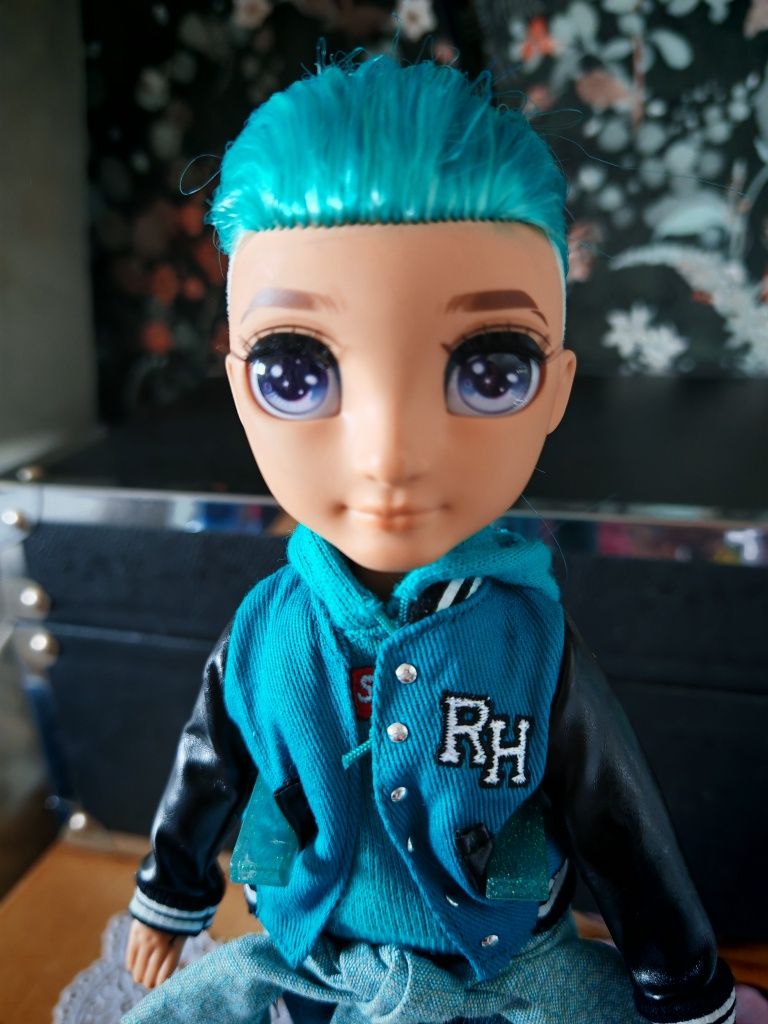 MGA Rainbow High Fashion Doll Teal Boy River Kenda godula