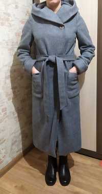 Кашемировое длинное пальто