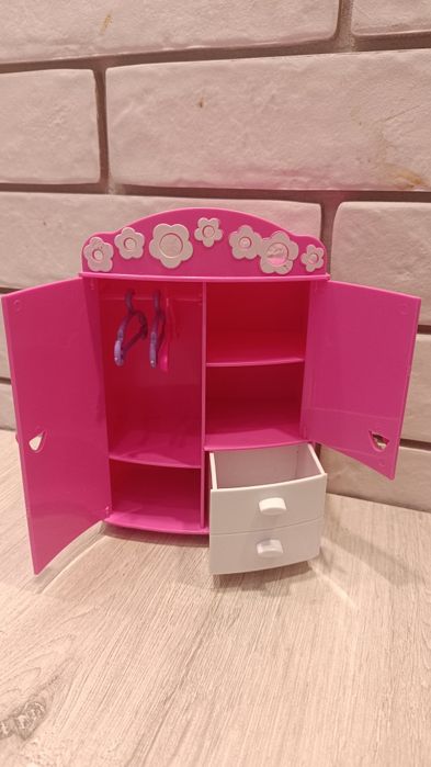 Меблі для дітей барбі simba (дитяча шафа стільчик для годування ліжко)